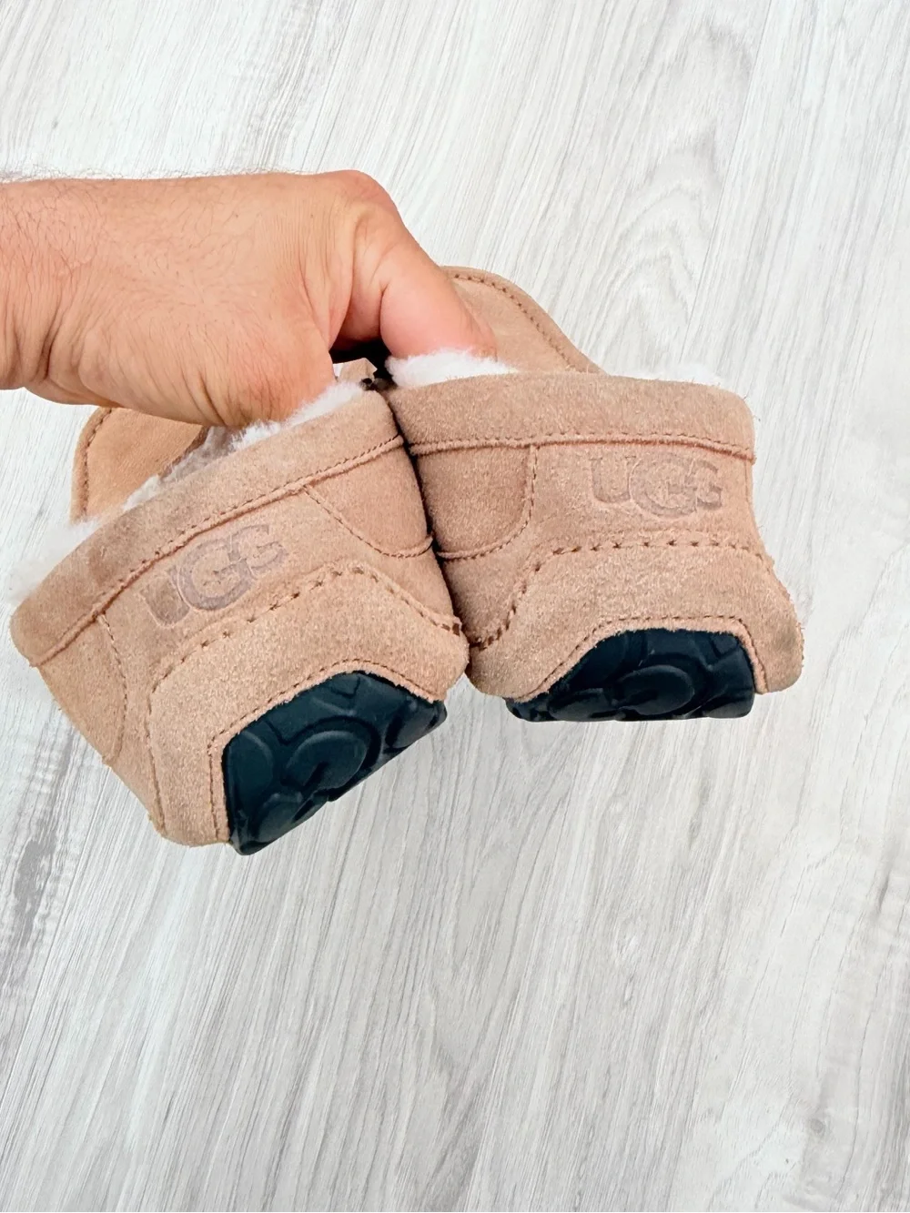 UGG Men's Ascot slippers in the Chestnut color
